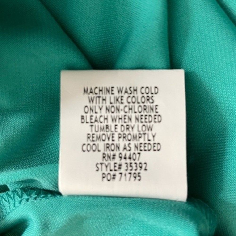 TravelSmith Women's Green Sleeveless Pleated Maxi Dress Size Large - Picture 9 of 12